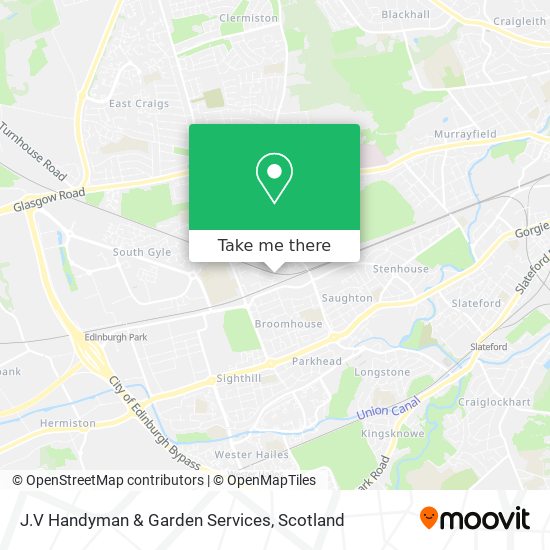 J.V Handyman & Garden Services map