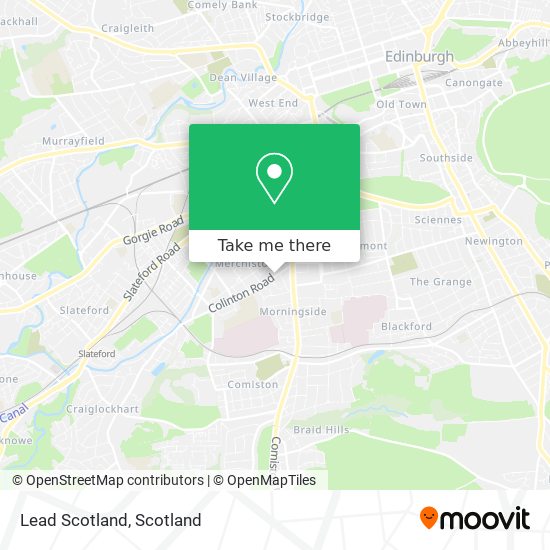 Lead Scotland map