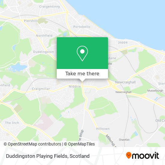 Duddingston Playing Fields map