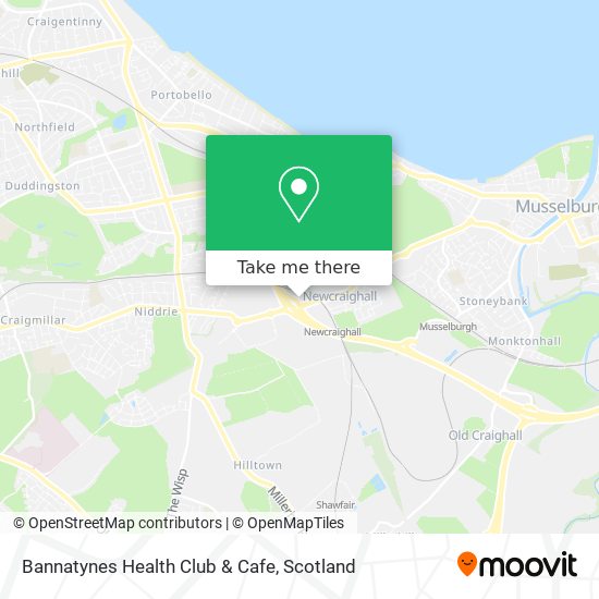 Bannatynes Health Club & Cafe map