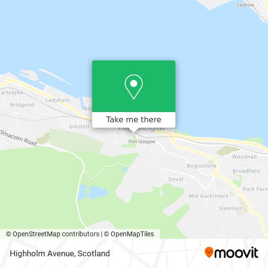 Highholm Avenue map
