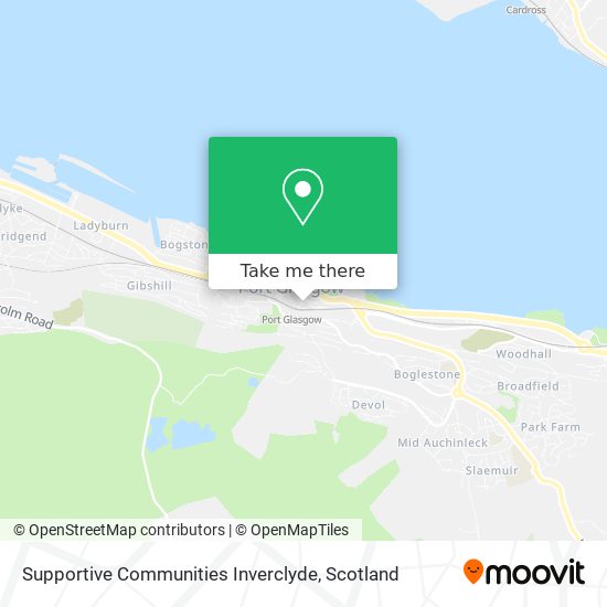 Supportive Communities Inverclyde map