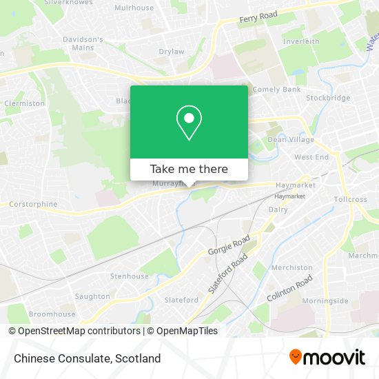Chinese Consulate map