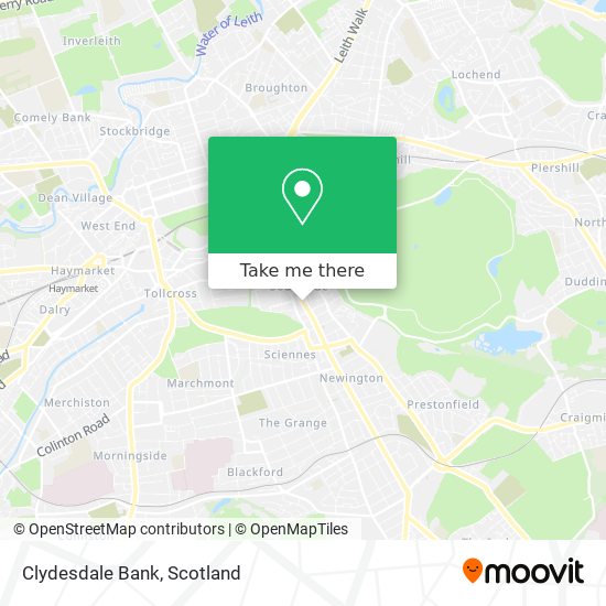 Clydesdale Bank map