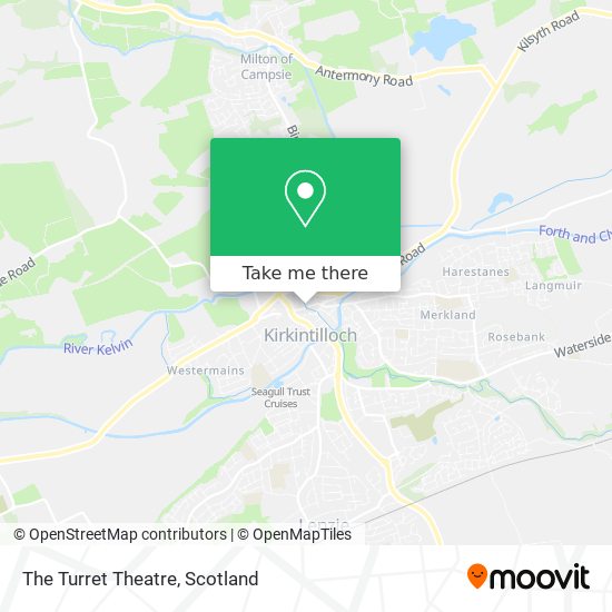 The Turret Theatre map