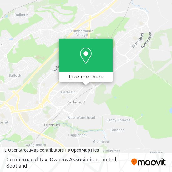 Cumbernauld Taxi Owners Association Limited map