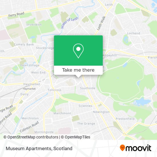 Museum Apartments map