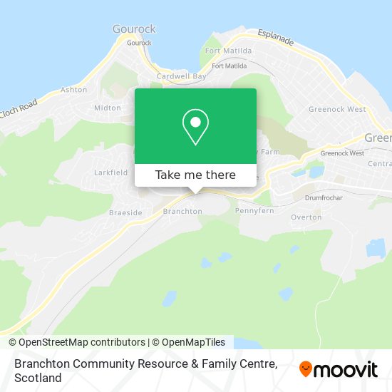 Branchton Community Resource & Family Centre map