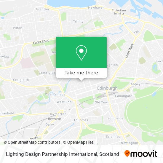 Lighting Design Partnership International map