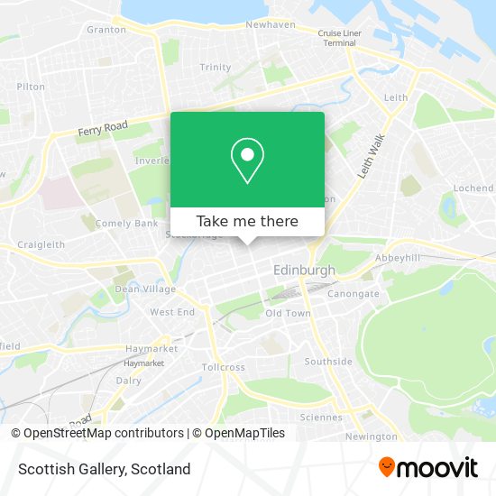 Scottish Gallery map