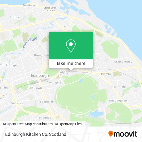 Edinburgh Kitchen Co map