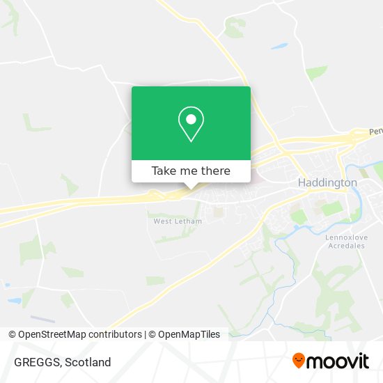 GREGGS map