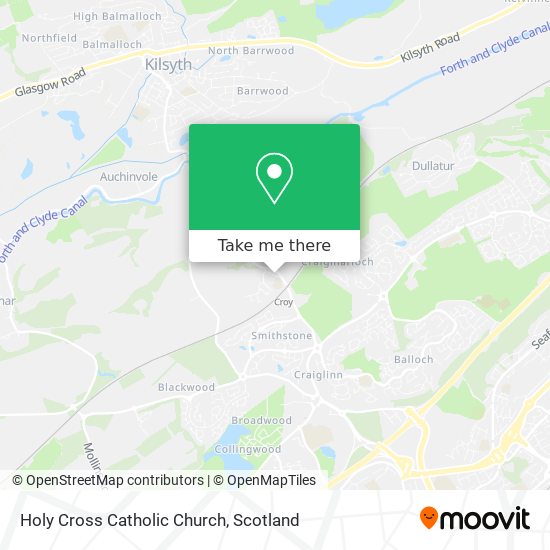 Holy Cross Catholic Church map