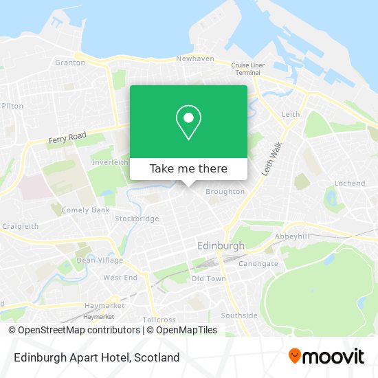 Edinburgh Apart Hotel map