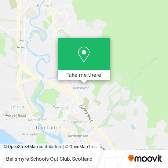 Bellsmyre Schools Out Club map