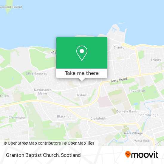 Granton Baptist Church map