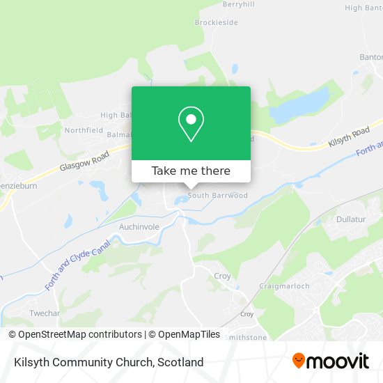 Kilsyth Community Church map