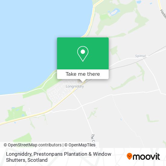 Longniddry, Prestonpans Plantation & Window Shutters map