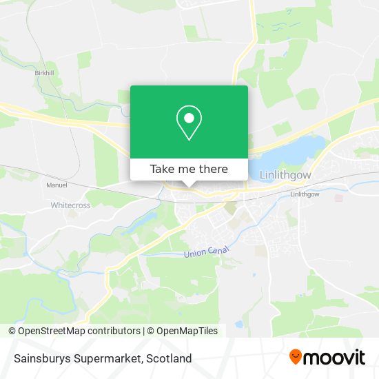 Sainsburys Supermarket map