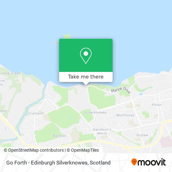 Go Forth - Edinburgh Silverknowes map