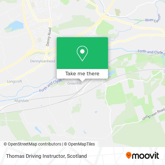 Thomas Driving Instructor map