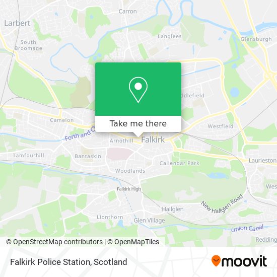 Falkirk Police Station map