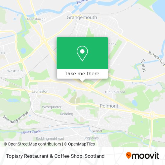 Topiary Restaurant & Coffee Shop map