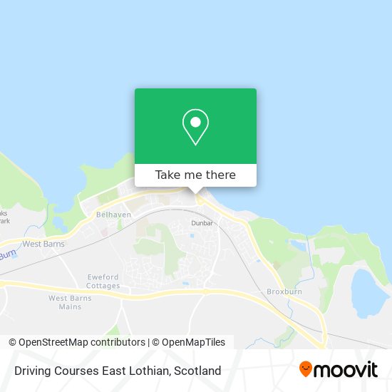 Driving Courses East Lothian map