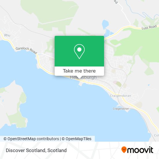 Discover Scotland map