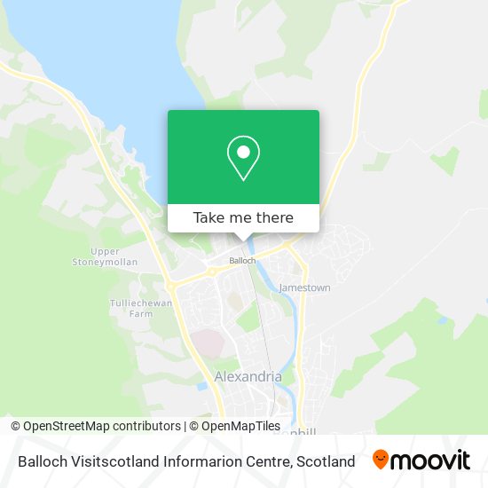 Balloch Visitscotland Informarion Centre map