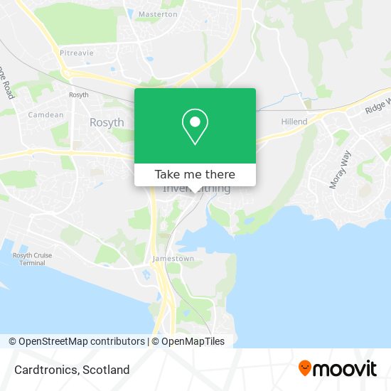How to get to Cardtronics in Inverkeithing by Bus or Train?