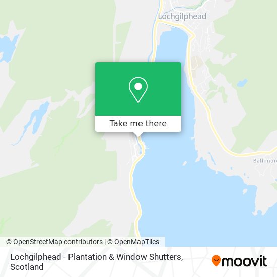 Lochgilphead - Plantation & Window Shutters map