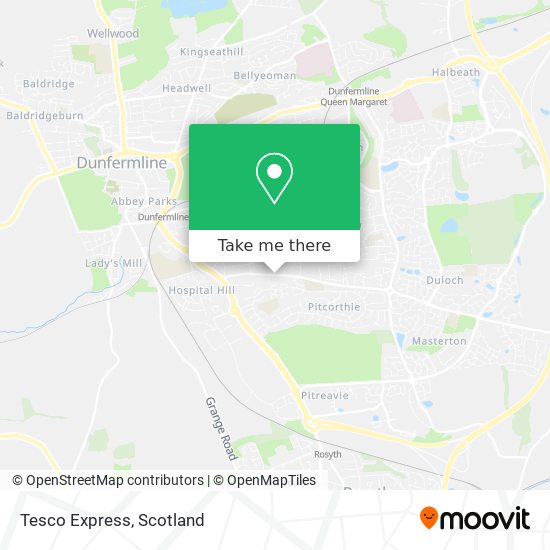 Tesco Express map