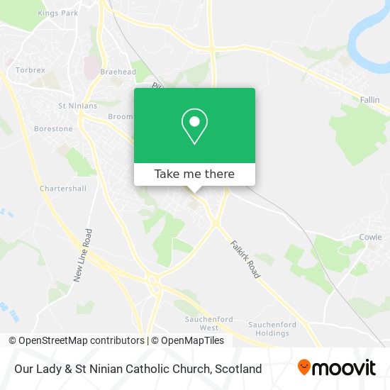 Our Lady & St Ninian Catholic Church map