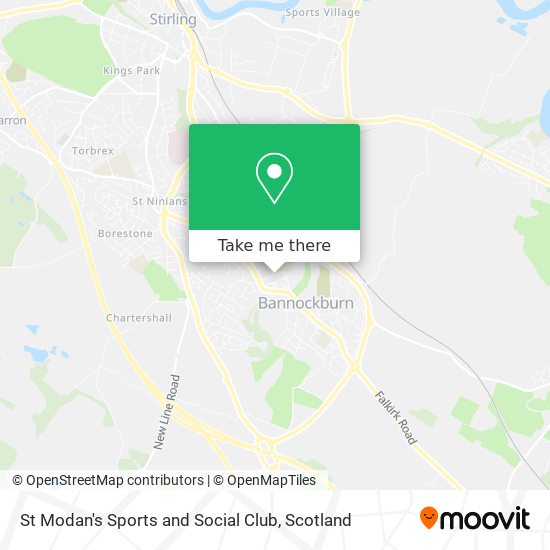 St Modan's Sports and Social Club map