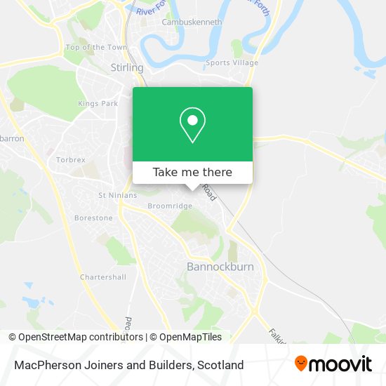 MacPherson Joiners and Builders map