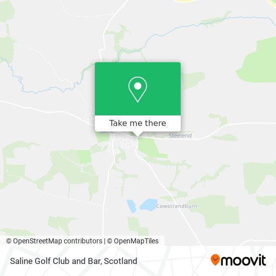 Saline Golf Club and Bar map