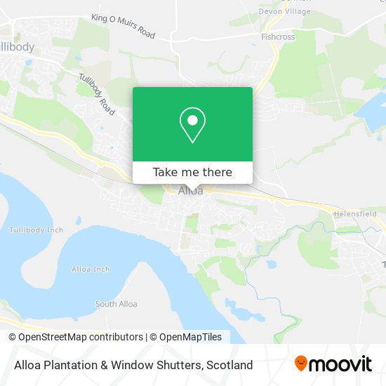 Alloa Plantation & Window Shutters map