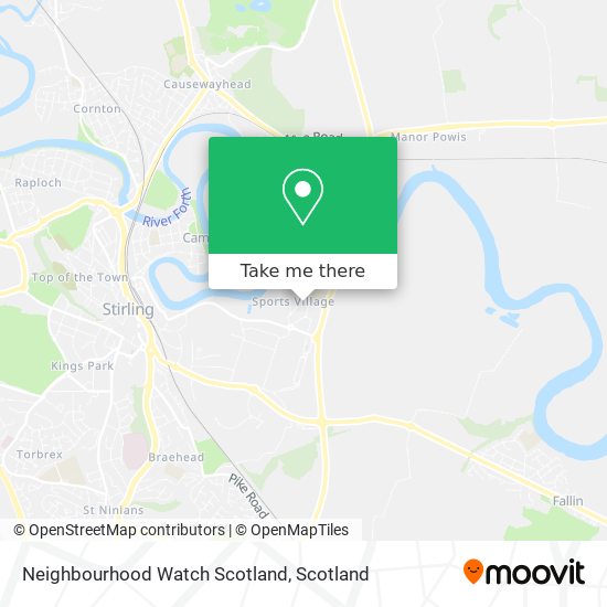Neighbourhood Watch Scotland map