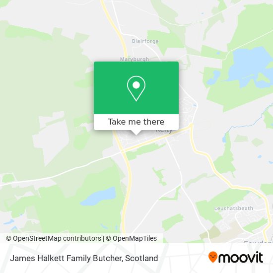 James Halkett Family Butcher map