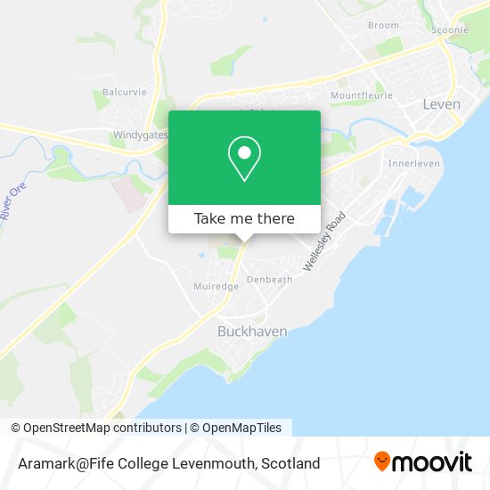 Aramark@Fife College Levenmouth map