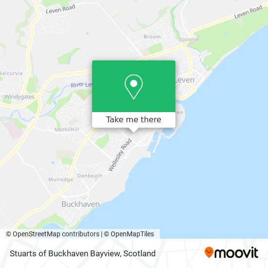 Stuarts of Buckhaven Bayview map