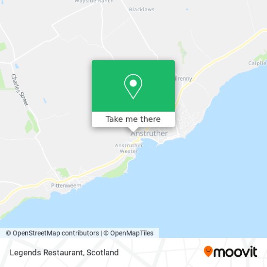 Legends Restaurant map