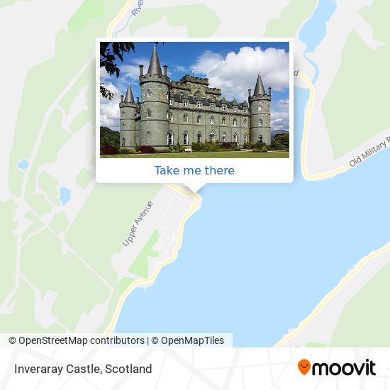 Inveraray Castle map