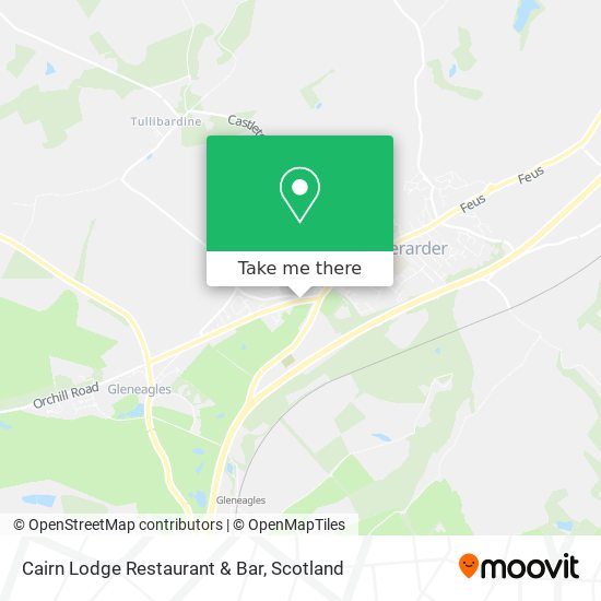 Cairn Lodge Restaurant & Bar map