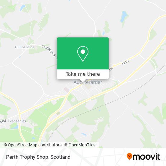 Perth Trophy Shop map