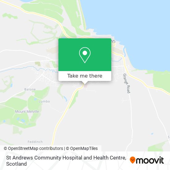 St Andrews Community Hospital and Health Centre map