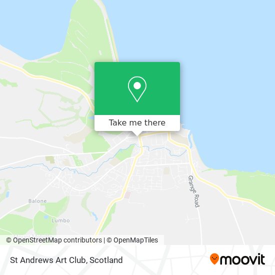 St Andrews Art Club map