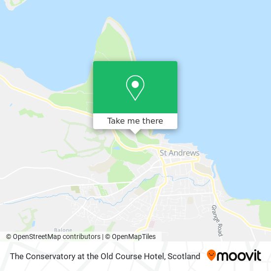 The Conservatory at the Old Course Hotel map