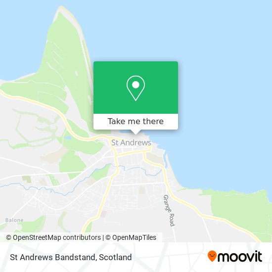 St Andrews Bandstand map